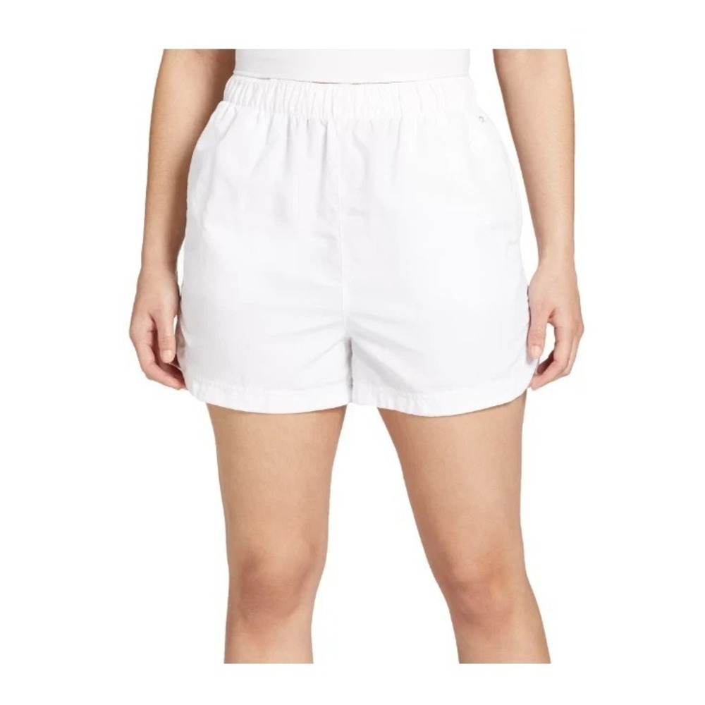DSG Notched Woven Shorts High Rise 3" Inseam Water Repellent Large White